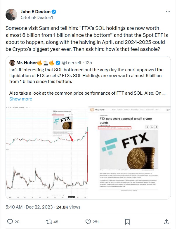 XRP 律師：FTX 的 Solana Holdings 現(xiàn)在價(jià)值 6B 美元