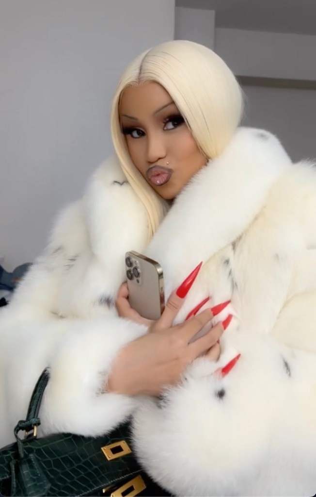 在粉絲們比較CARDIB和NICKIMINAJ的冬季服裝后CARDIB開始咒罵