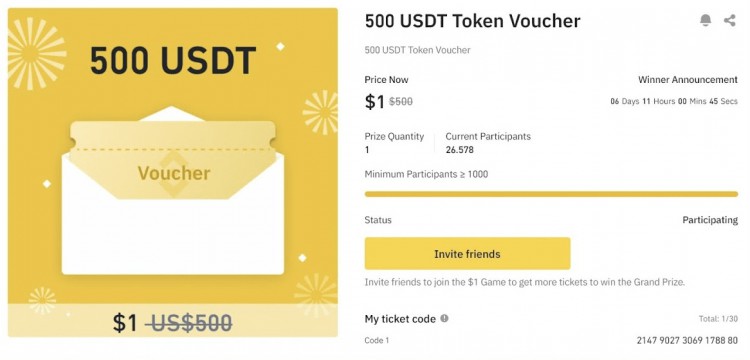 只需1美元即可解鎖500USDT機(jī)會(huì)
