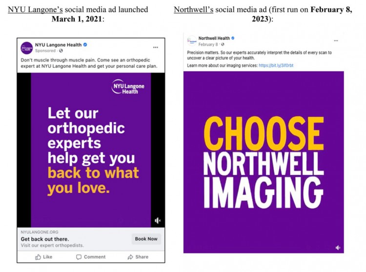 NYU Langone's Color Claim Rejected