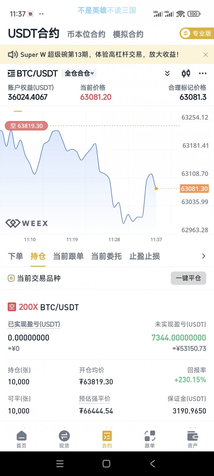 繼續(xù)持有空單