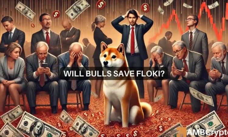 自上周以來FLOKI熊市一直主導著市場因為MEMECOIN市值大幅縮水事實上最近的價