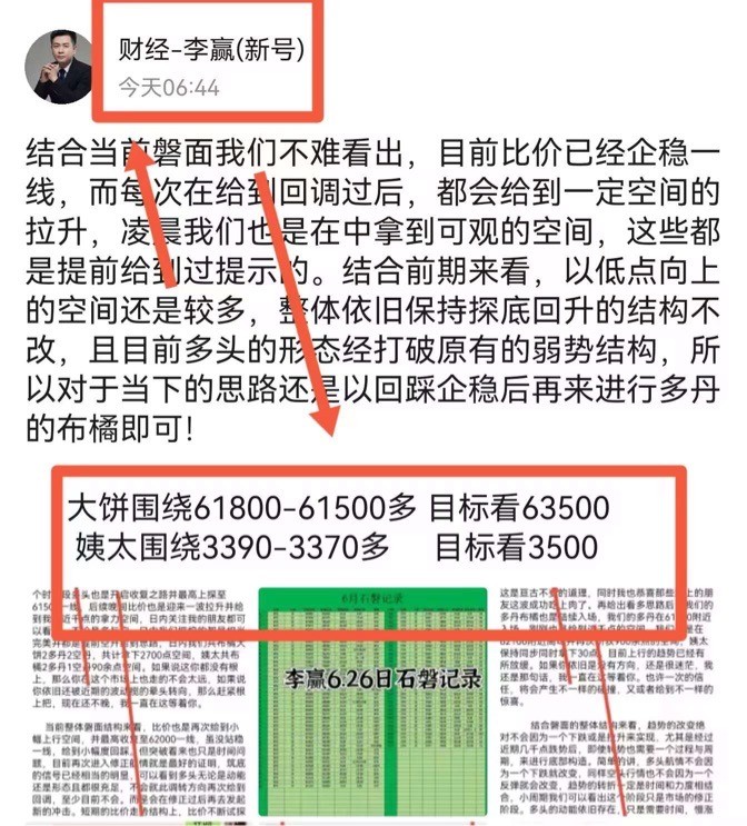 [財經(jīng)老李]財經(jīng)老李：6.26日午間比特幣以太坊操作與分析