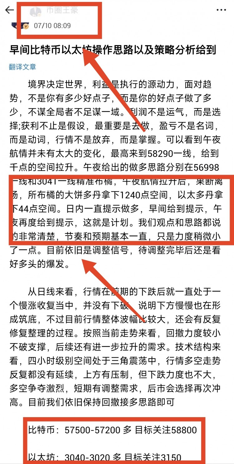 [幣圈王豪]日內(nèi)操作思路以及策略分析給到
