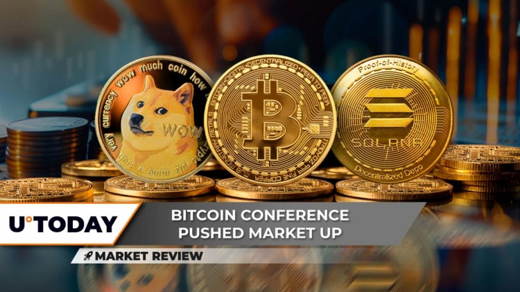 狗狗幣DOGE黃金交叉潛力比特幣BTC重返70000美元SOLANAS
