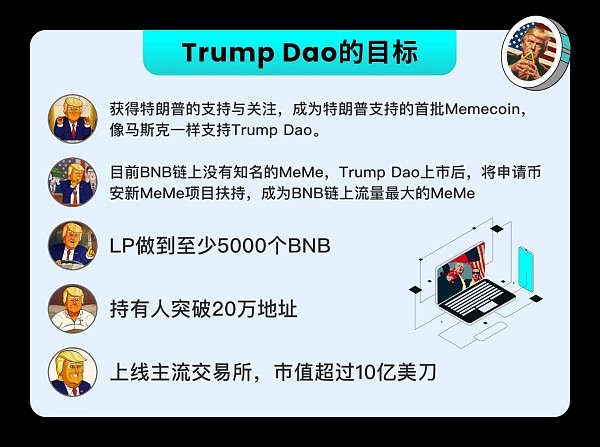 TRUMPDAO開啟空投活動